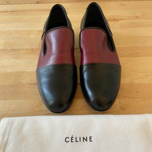 CELINE leather flats loafers